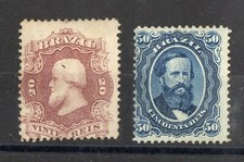 BRESIL SERIE DE 2 TIMBRES