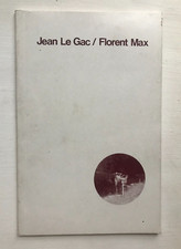 Jean Le Gac Florent Max Livre d'artiste artist's book 1972 Art contemporain
