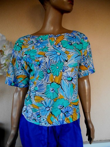 Tunique tee shirt fleuri blanc - tunique,