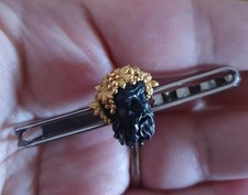 Piece Unique !Carrera y Carrera Pince a cravate en or 18k Bacchus Dionysos 10gr