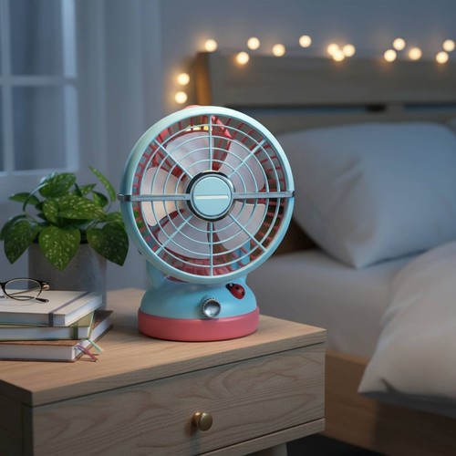 Ventilateur rétro table - ventilateur,