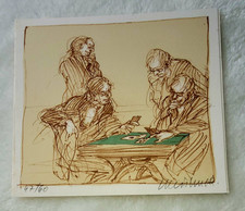 Lithographie de Claude
