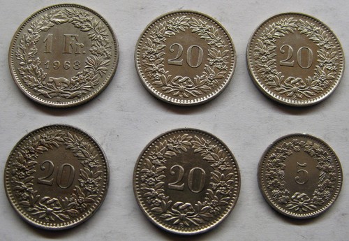 Lot pièces de monnaie - 6,