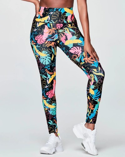 Zumba palm party high - high, waisted