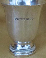 Timbale gobelet métal