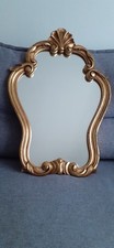 MAGNIFIQUE MIROIR BISEAUTÉ STYLE LOUIS XV CADRE EN BOIS DORE