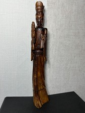 Ancien statue en Os de Bovin