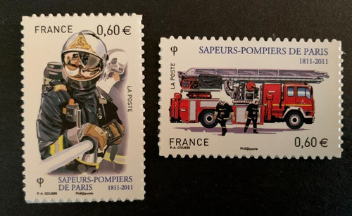 Timbres france 2011 601 602 - 2011,