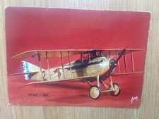Carte Postale collection musée de l'Air Spad 7 - 1916 avion de chasse Guynemer 