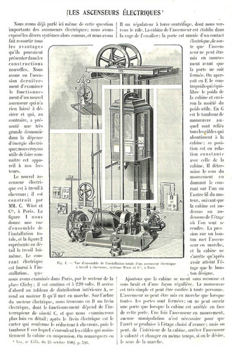 Les ascenceurs électriques - les, /