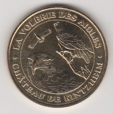 A 2011 TOKEN MEDAILLE MONNAIE DE PARIS -- 67 600 N°10 VOLERIE DES AIGLES EAGLES