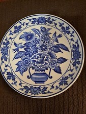 Assiette Delft Vase et Fleurs