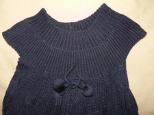 Pull tunique robe sans - , manches