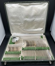 Ménagère 37 pièces métal argenté Art Déco François Frionnet écrin