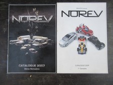 NOREV 2 CATALOGUES 2007 ( 55 PAGES ) ET  2009 (144 PAGES ) COMPLETS BON ETAT FR
