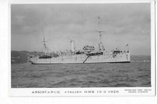 ROYAUME UNI MARINE DE GUERRE ROYAL NAVY NAVIRE ATELIER  HMS ASSISTANCE