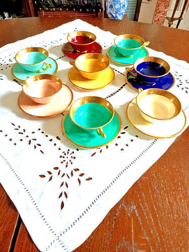 Tasses année1950 signées - 8,