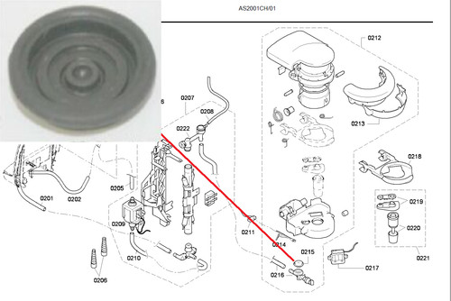 Membrane pour machine cafe - membrane, a