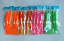 16 NEW Assort Squid Trolling BigGame Lure Bait Skirt 7"