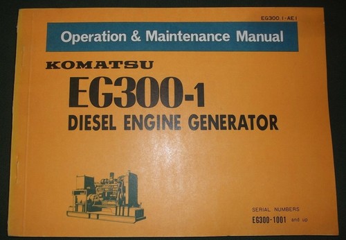 Komatsu eg300 moteur - eg300-1,