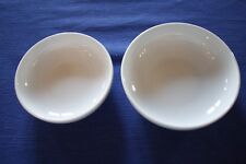 Bol saladier à riz ancien chinois porcelaine de Chine blanc lot de 2