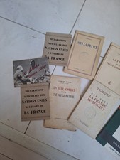 Lot 12 Livrets Livet Propagande France Libre FFL De Gaulle Ww2 Liberation Libe