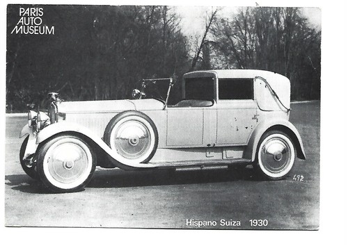 Voiture hispano suiza 1930 - voiture,