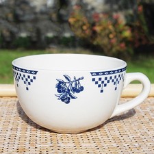 Gosse tasse à déjeuner / Comptoir de Famille / Damier bleu