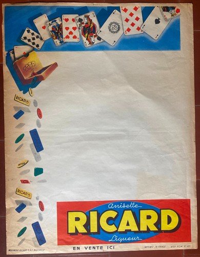 Affiche ricard anisette - affiche,