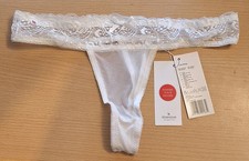 String dentelle blanc - string,