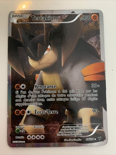 Carte pokémon rare terrakium - rare,