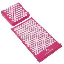 DoYourFitness -Kit d'acupression »Bikash«/matelas + coussins rose et blanc