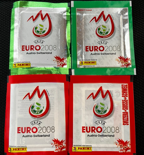 Panini lot pochettes packets - lot, 4