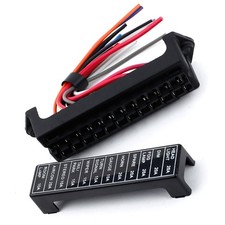  Carte de fusible de circuit standard de support de fusible à 12 voies avec fil