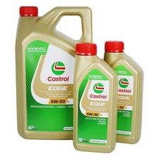 Castrol edge 5W-30 Ll 5 + 2 Litre Huile Acea C3 VW 504 507 BMW LL-04 MB 7L