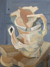 Belle Peinture Cubiste Huile