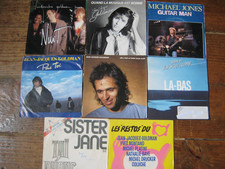 LOT DE 8 SP  JEAN-JACQUES GOLDMAN , MICHAEL JONES ,  TAI PHONG