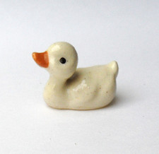 Miniature porcelaine canard