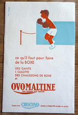 BUVARD - CHOCOLAT OVOMALTINE - BOXE - SPORT - R.L. DUPUY - ILLUSTRATEUR -
