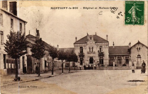 Cpa montigny roi - hopital, et