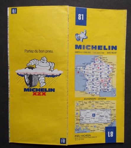 Carte michelin avignon - avignon,