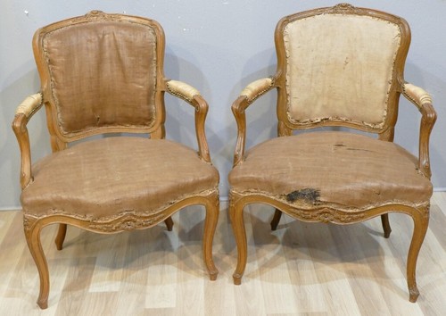 Paire larges fauteuils - paire, de
