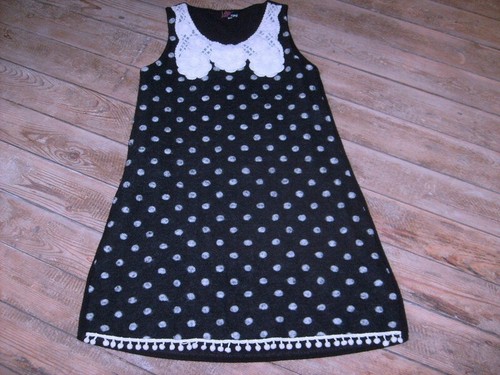 Robe yumi laine noire - robe, en