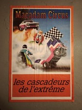 Macadam Circus Cascadeurs De L'extrême Sport Ill Dil Affiche Poster Originale 