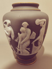 Camille THARAUD 1878-1956 Vase porcelaine Art Déco Ceramique Française Limoges