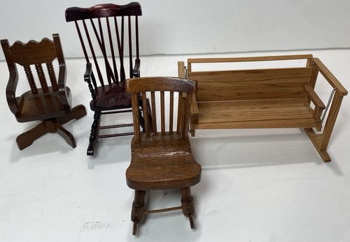 4pc wood wooden - wood, swing