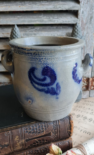 Ancien pot gres beige - gres,