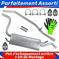 Pot d’échappement arrière