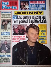 Ici Paris n° 2313  Novembre  1989 - Johnny Hallyday   (voir les détails)