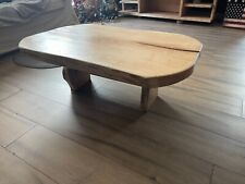 table basse bois massif chêne rouge fabrication artisanale